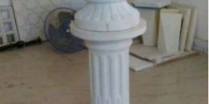 White Marble Flower Pot