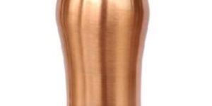 Curved Shaped Copper Water Bottle
