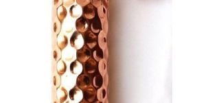 Diamond Copper Hammered Bottle