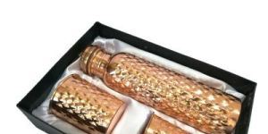 Rhombus Copper Bottle Gift Set