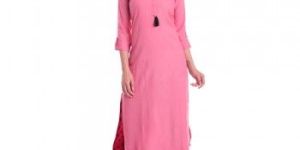 Pink Rayon Kurtis