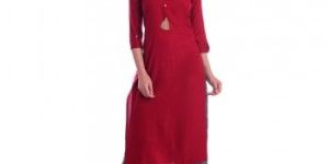 Red Rayon Kurtis