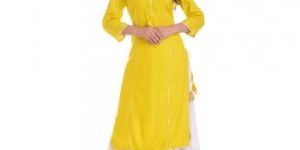 Yellow Kurti Palazzo Set