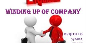 Wind up of Company