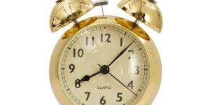 Golden Alarm Clock