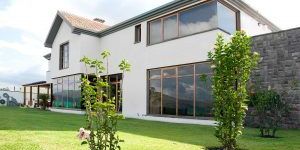 Wooden Glass to Glass Window