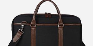 Phoenix Black and Brown Briefcase