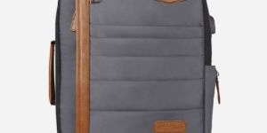 Source Grey Tan Briefcase