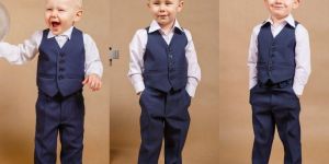 Navy Blue Boy Suit