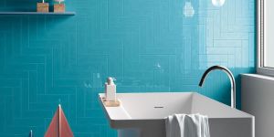 75 X 300mm Tiffany Blue Wall Tiles