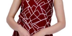 Brown Sleeveless Jumpsuit