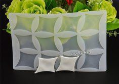 Silicone 12 Cavities Diamond Shape Chocolate Garnishing Mould Cake Decoration Tools