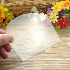 Single Piece Flexible Transparent Plastic Cake Scrapper Smother