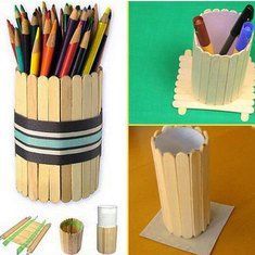 Wooden Ice Cream Popsicle Sticks Cake Tools