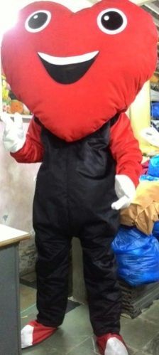 Heart Shaped Mascot Costume