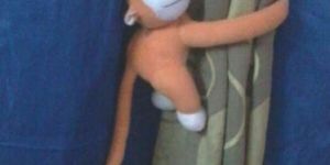 Monkey Curtain Tie Backs