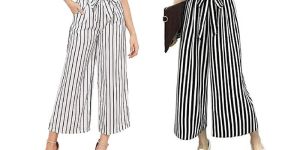 Ladies Striped Palazzo Pant