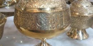 Brass Powder Pot
