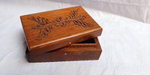 Sheesham Box Carved