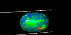 Oval Ethiopian Opal Gemstone