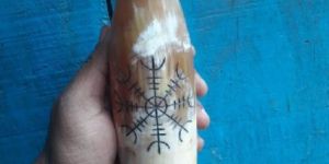 New Viking Drinking Horn