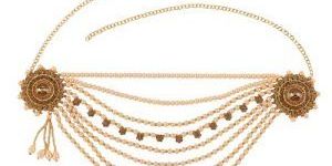 Golden Stone Artificial Pearl Tagdi