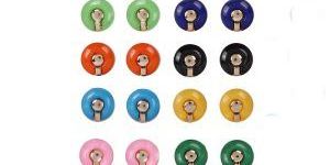 Steorra Shining Mini Colorful Earrings