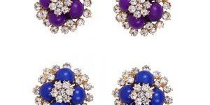 Steorra Statement Fancy Colorful Earrings