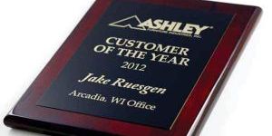 Customer of the Year Plaque Trophy