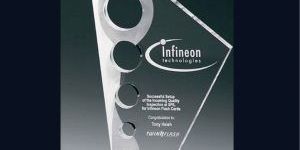 Engraved Glass Acrylic Trophy