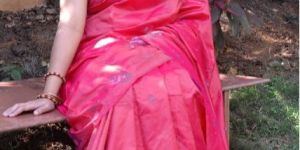 Magenta Silk Saree