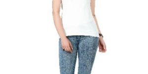 Jelite Premium Women Free Size Cotton Lycra Crew-Neck T-Shirt