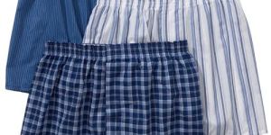 Mens Checked Shorts