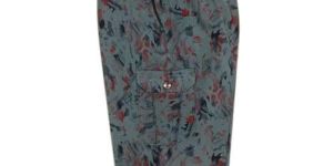 Mens Designer Printed Capri