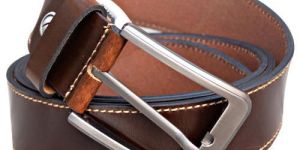 Mens Brown Leather Belt