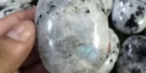 Rainbow Moonstone Palm Stone