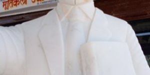 White Bhim Rao Ambedkar Statue
