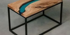 Wooden Epoxy Center Table