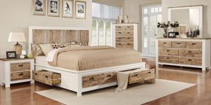 Wooden Drawer Bed
