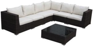 Wooden L Shaped Sofa