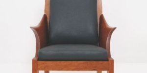 Wooden Wing Chair