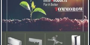 All Glass Hardware Fitting