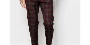 Mens Checkered Pant