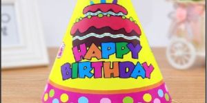 Rangoli Birthday Cap