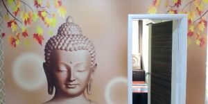 Non-Woven Buddha Wallpaper