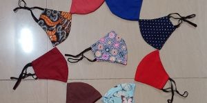 3 Layer Cotton Mask with Adjuster