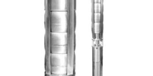 V8 Water Filled Borewell Submersible Pump Set