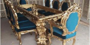 Royal Hand Carved Designer Dining Table (8 Seater)