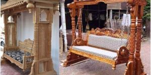 Teak Wood Hand Carved Swings