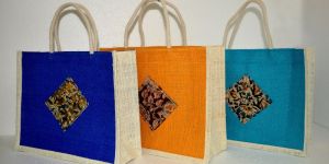 RB 1012 Kalamkari PAtch Jute Bag
